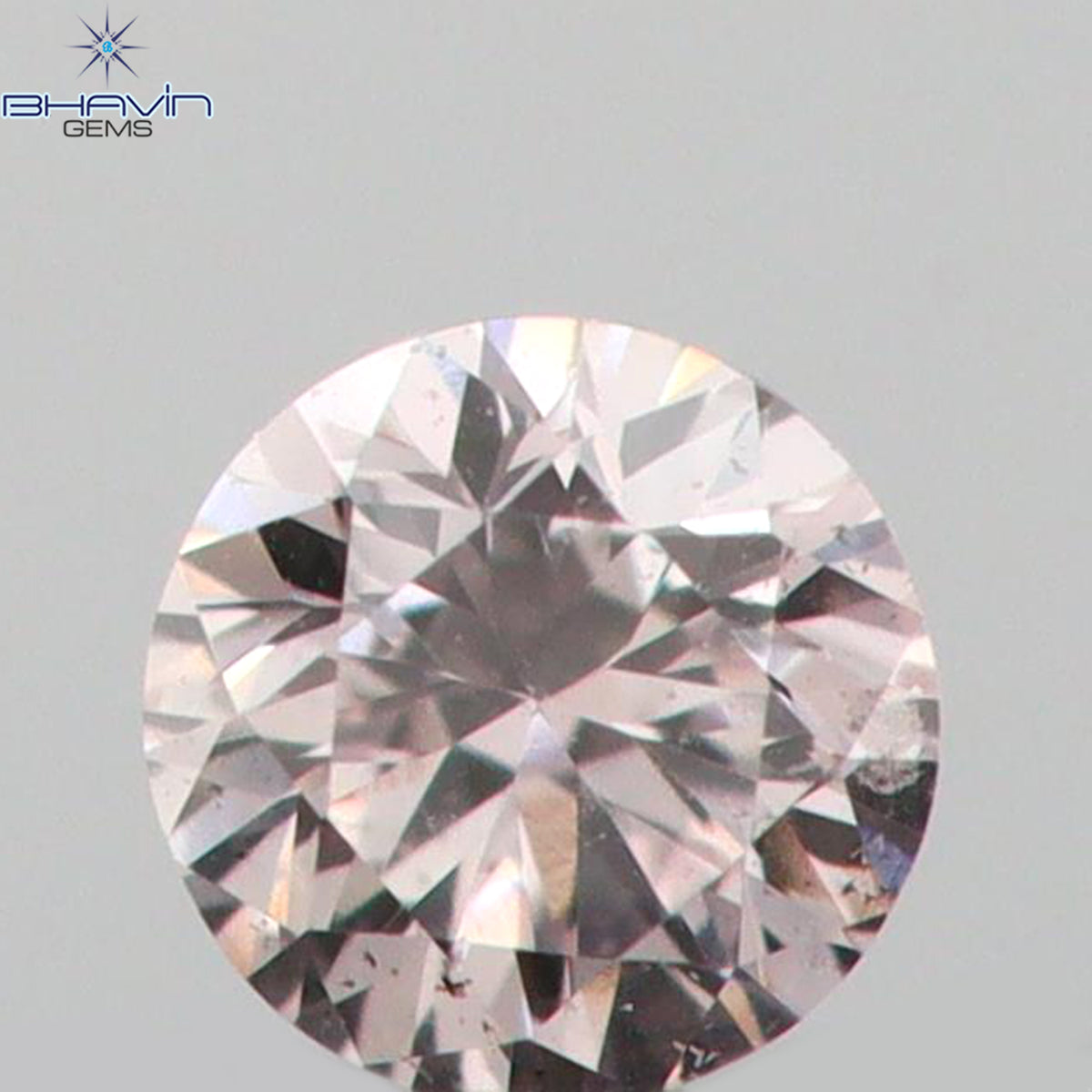 0.03 CT Natural Round Diamond Pink (Argyle) Color Clarity VS2 (1.97 MM)