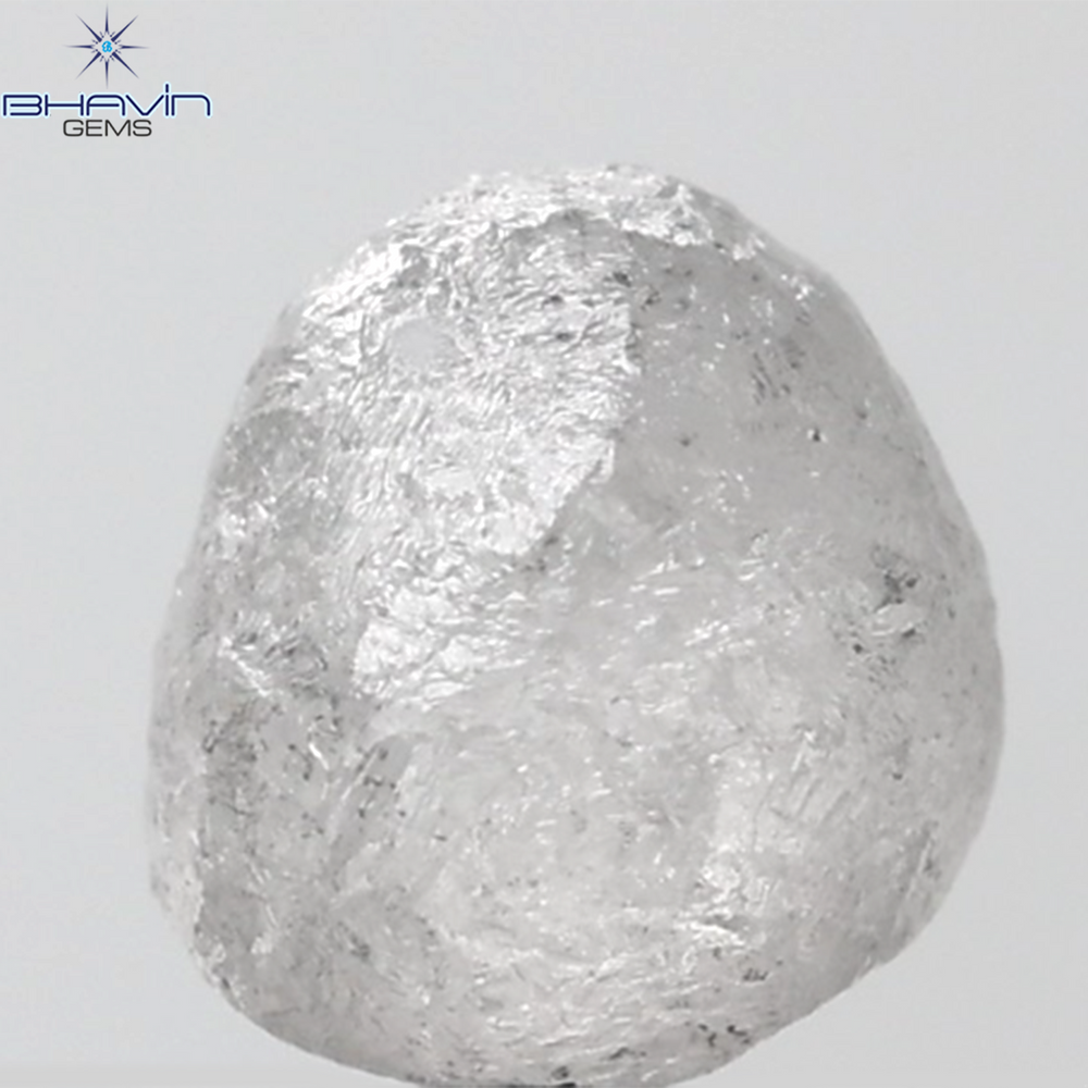 1.21 CT Rough Shape Natural Diamond White Color I3 Clarity (4.94 MM)
