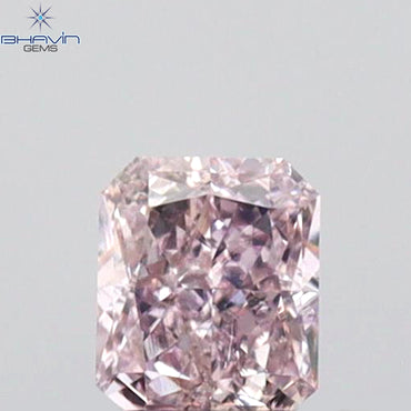 0.22 CT Cushion Shape Natural Diamond Pink Color VS1 Clarity (3.65 MM)