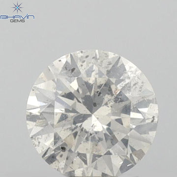 0.41 CT Round Shape Natural Loose Diamond White Color SI2 Clarity (4.80 MM)