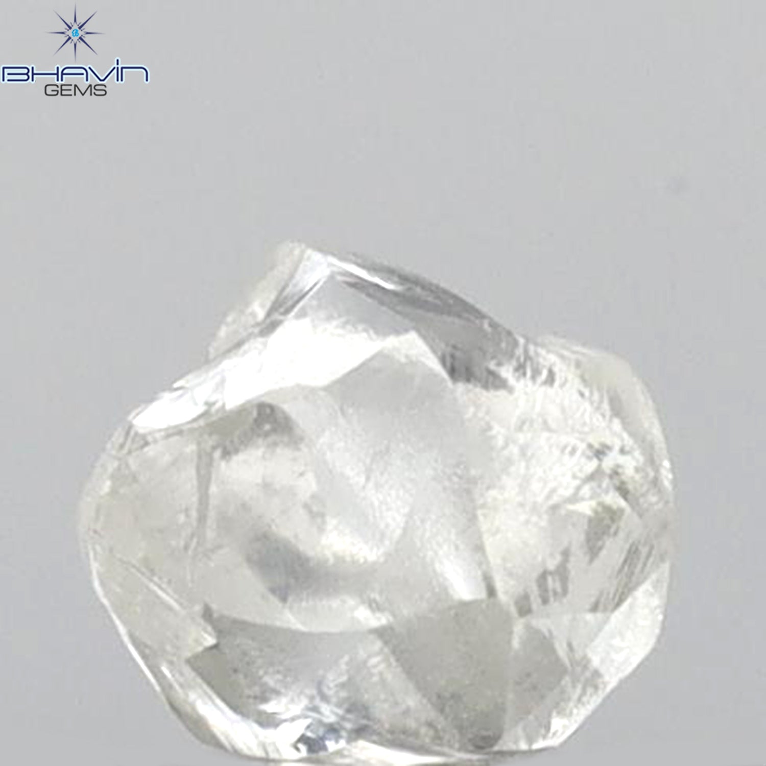 0.45 CT Rough Shape Natural Diamond White Color VS2 Clarity (4.07 MM)