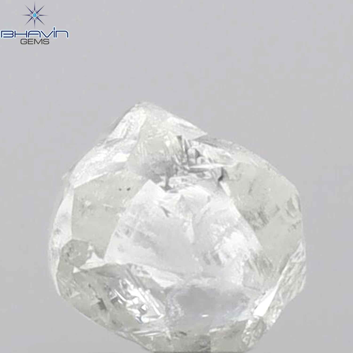 0.49 CT Rough Shape Natural Diamond White Color VS1 Clarity (3.94 MM)