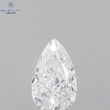 0.29 CT ペアシェイプ 天然ダイヤモンド ホワイトカラー VS2 クラリティ (5.10 MM)