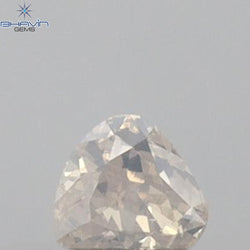 0.09 CT Heart Shape Natural Diamond White Color VS2 Clarity (2.35 MM)