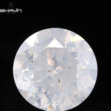 0.18 CT ラウンド ローズ カット シェイプ 天然ダイヤモンド ピンク色 I2 クラリティ (3.86 MM)