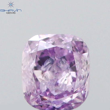 0.04 CT Cushion Shape Natural Diamond Pink Color I1 Clarity (2.05 MM)