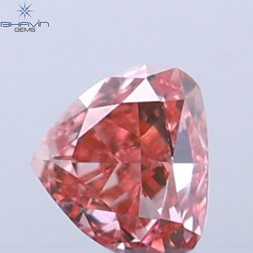 0.07 CT ペアシェイプ 天然ダイヤモンド ピンクカラー SI1 クラリティ (3.52 MM)