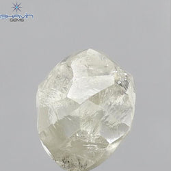 1.91 CT Rough Shape Natural Diamond White Color VS2 Clarity (6.97 MM)