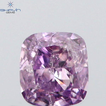 0.05 CT Cushion Shape Natural Diamond Pink Color I2 Clarity (2.26 MM)