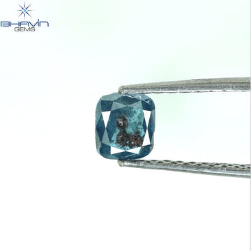 0.43 CT Cushion Diamond Natural Diamond Blue Diamond Clarity I3 (4.67 MM)