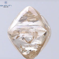 5.02 CT Rough Shape Natural Diamond Brown Color SI Clarity (8.78 MM)