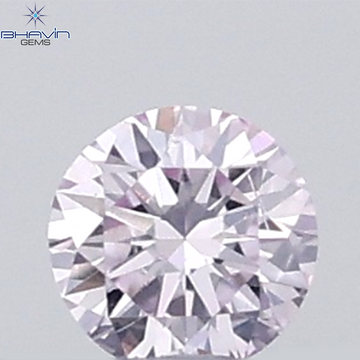 0.03 CT Round Natural Diamond Pink (Argyle) Color VS-SI Clarity