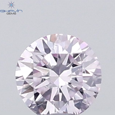0.03 CT Round Natural Diamond Pink (Argyle) Color VS-SI Clarity