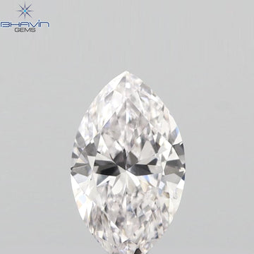 0.28 CT マーキスシェイプ 天然ルースダイヤモンド ピンクカラー VS1 クラリティ (6.03 MM)