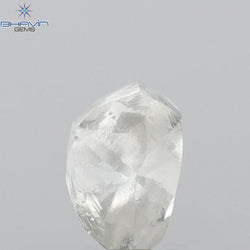0.53 CT Rough Shape Natural Diamond White Color VS2 Clarity (4.98 MM)