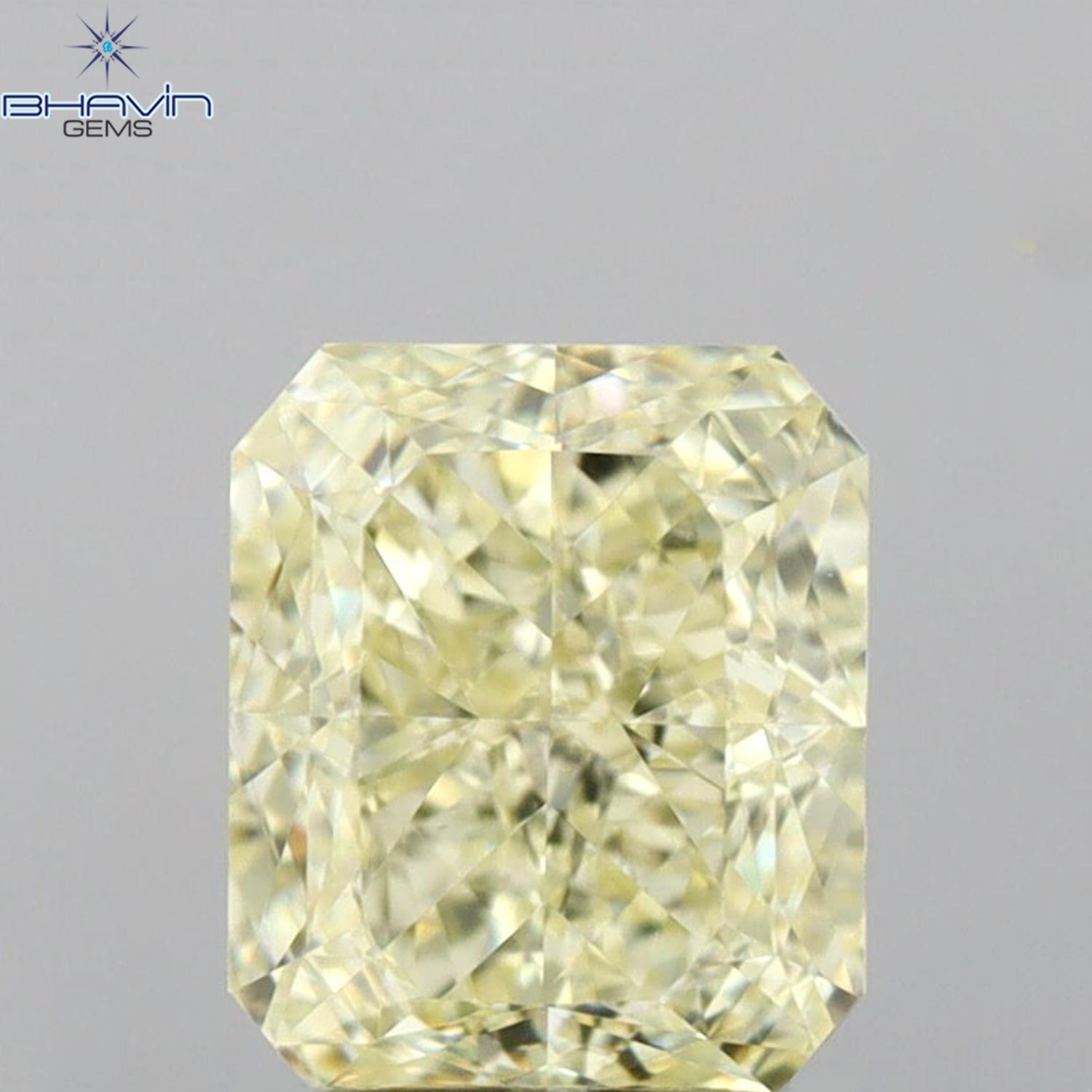 GIA Certified 1.35 CT Radiant Shape Natural Diamond Y to Z Range Color VS1 Clarity (6.48 MM)