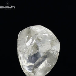 0.71 CT Rough Shape Natural Diamond White Color SI1 Clarity (5.43 MM)