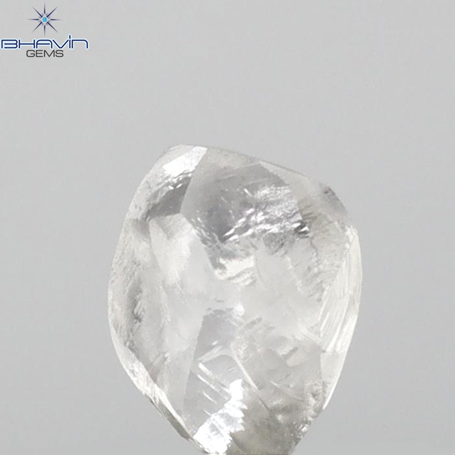 0.51 CT Rough Shape Natural Diamond White Color VS1 Clarity (5.60 MM)