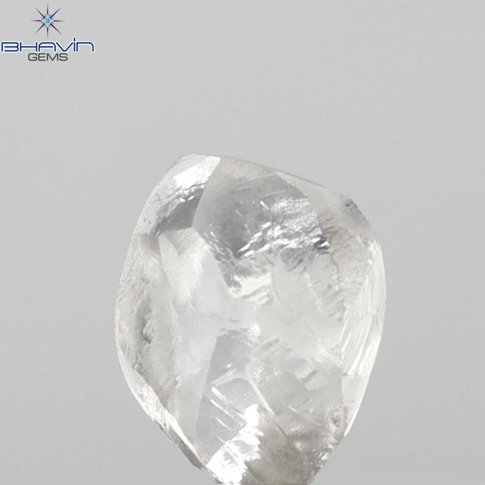 0.51 CT Rough Shape Natural Diamond White Color VS1 Clarity (5.60 MM)