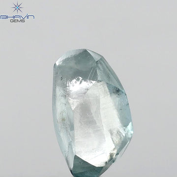 1.04 CT Rough Shape Enhanced Blue Color VS2 Clarity (8.32 MM)