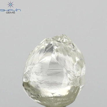 2.17 CT Rough Shape Natural Loose Diamond White (M) Color VS1 Clarity (7.14 MM)