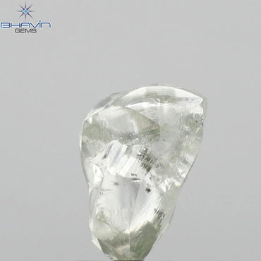 1.85 CT Rough Shape Natural Loose Diamond White (M) Color SI2 Clarity (8.96 MM)