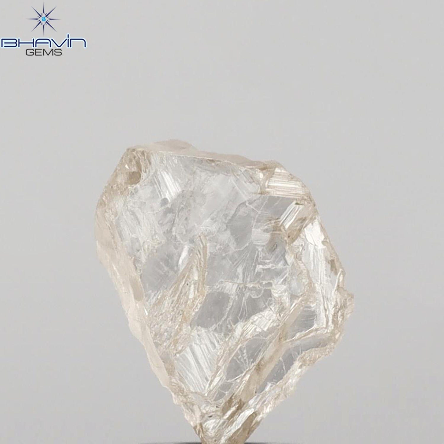 1.76 CT Rough Shape Natural Diamond Brown Color (9.93 MM)