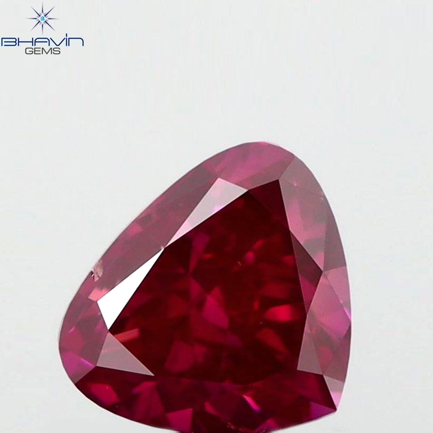 0.49 CT Heart Shape Natural Loose Diamond Pink Color VS2 Clarity (4.90 MM)