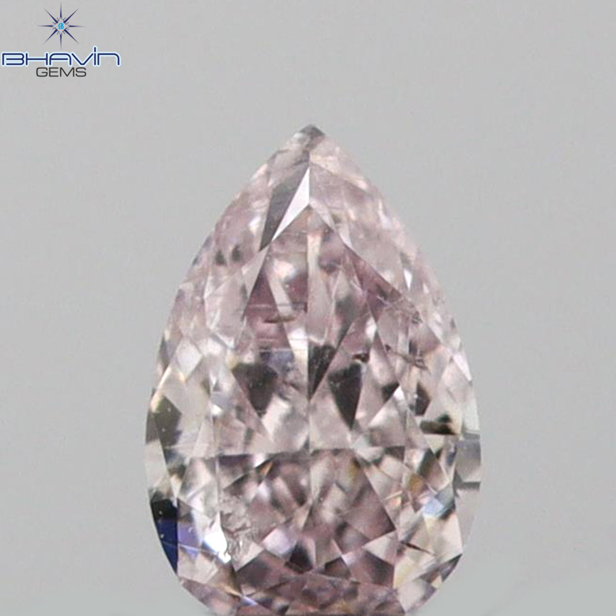 0.06 CT Pear Shape Natural Diamond Pink Color VS2 Clarity (3.12 MM)