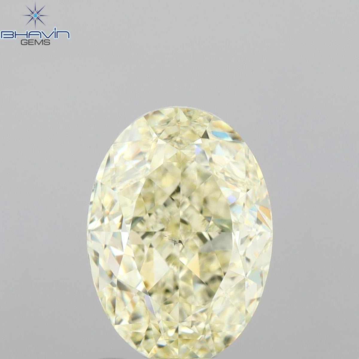 GIA Certified 2.01 CT Natural Oval Diamond W to X Range Color Clarity SI1 (8.64 MM)