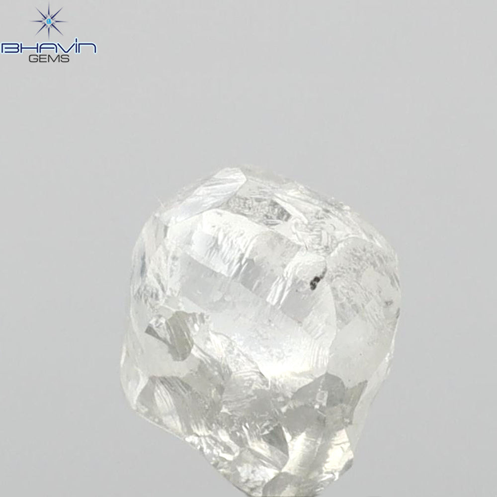 2.84 CT Rough Shape Natural Loose Diamond White (M) Color VS2 Clarity (8.41 MM)