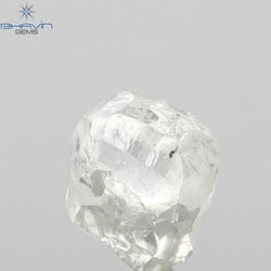 2.84 CT Rough Shape Natural Loose Diamond White (M) Color VS2 Clarity (8.41 MM)