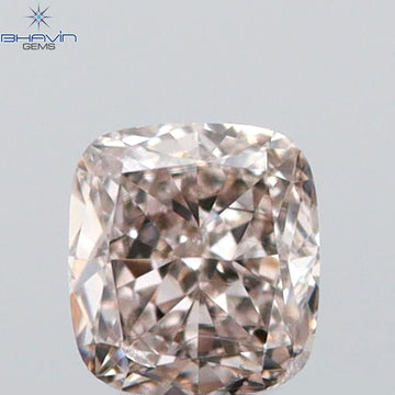 0.05 CT クッションシェイプ 天然ダイヤモンド ピンクカラー VS2 クラリティ (2.28 MM)