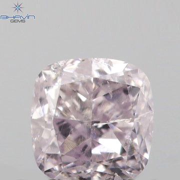0.18 CT クッションシェイプ 天然ダイヤモンド ピンクカラー SI2 クラリティ (2.75 MM)