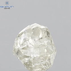 2.18 CT Rough Shape Natural Diamond White Color VS2 Clarity (8.96 MM)