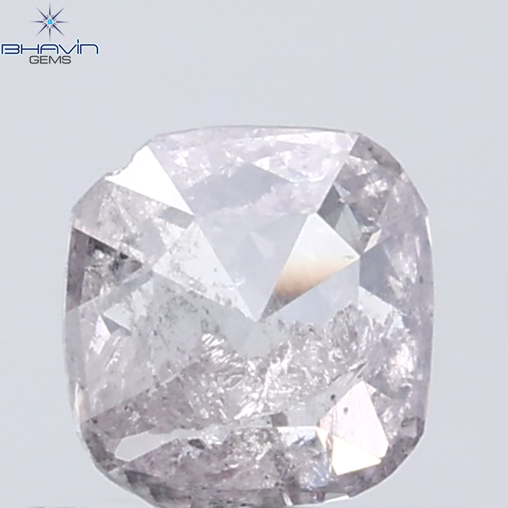 0.32 CT Cushion Diamond Natural Pink Color I3 Clarity (4.23 MM)