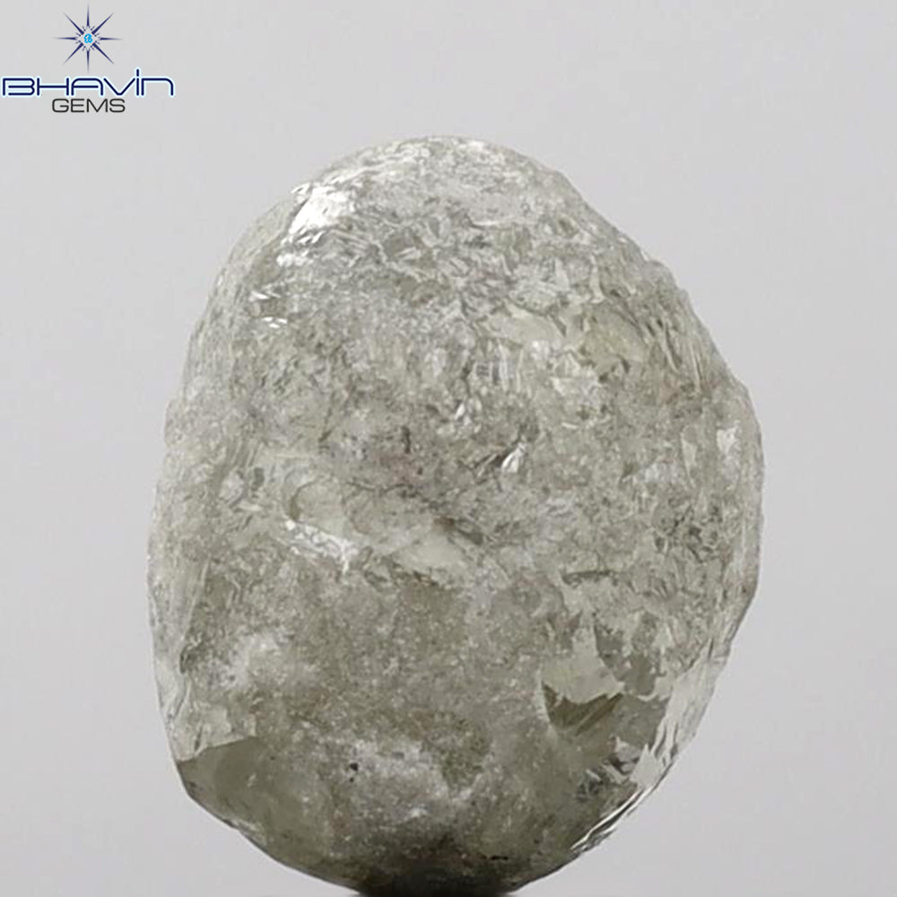 10.08 CT Rough Shape Natural Diamond White Color I3 Clarity (12.20 MM)