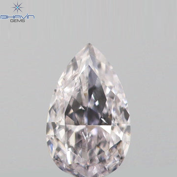 0.09 CT ペアシェイプ 天然ダイヤモンド ピンクカラー VS2 クラリティ (3.88 MM)