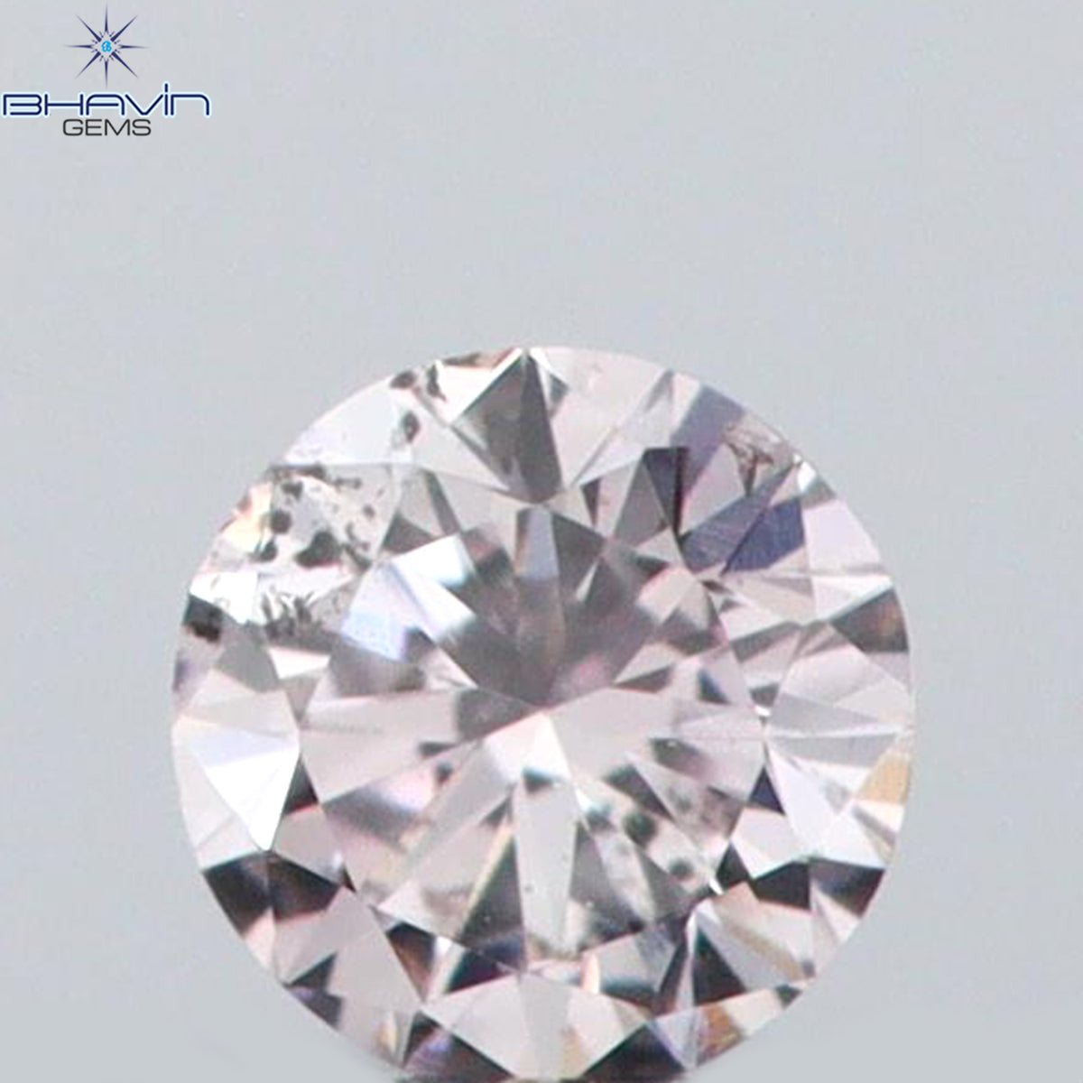 0.03 CT Round Shape Natural Diamond Pink Color SI1 Clarity (1.71 MM)