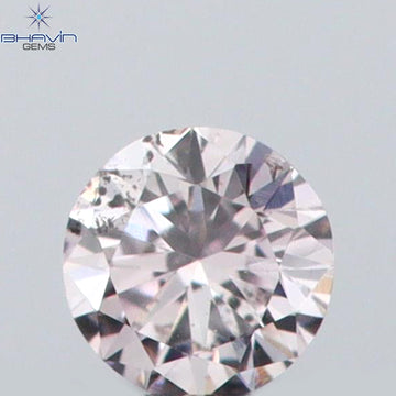 0.03 CT Round Shape Natural Diamond Pink Color SI1 Clarity (1.71 MM)