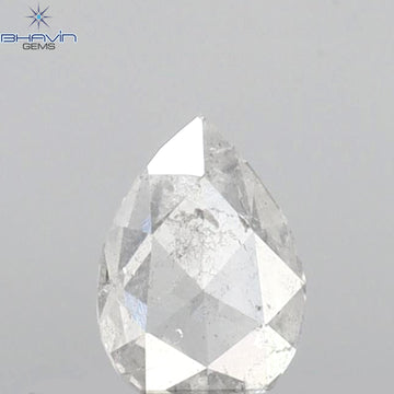 0.23 CT Pear Shape Natural Diamond White Color I1 Clarity (5.21 MM)