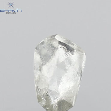 0.48 CT Rough Shape Natural Diamond White Color VS2 Clarity (5.53 MM)