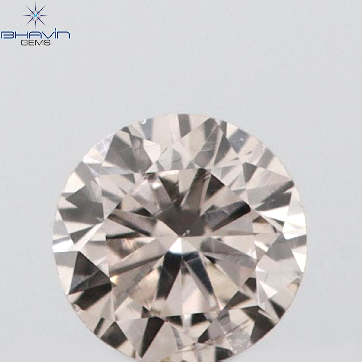 0.05 CT Natural Round Diamond Pink (Argyle) Color VS2 Clarity (1.99 MM)