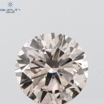 0.05 CT Natural Round Diamond Pink (Argyle) Color VS2 Clarity (1.99 MM)