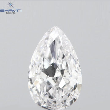 0.08 CT ペアシェイプ ナチュラル ダイヤモンド ピンク色 VS1 クラリティ (3.45 MM)