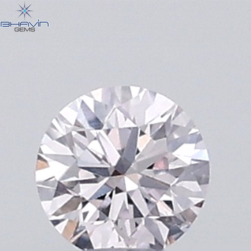 0.03 CT Round Natural Diamond Pink Color VS-SI Clarity