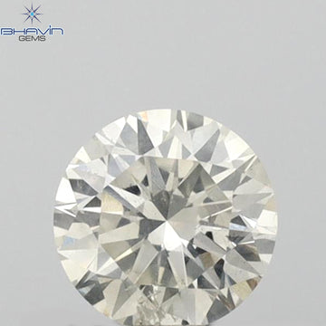 0.40 CT ラウンドシェイプ 天然ルースダイヤモンド ホワイトカラー SI2 クラリティ (4.68 MM)
