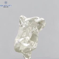 1.96 CT Rough Shape Natural Diamond White Color VS2 Clarity (9.11 MM)