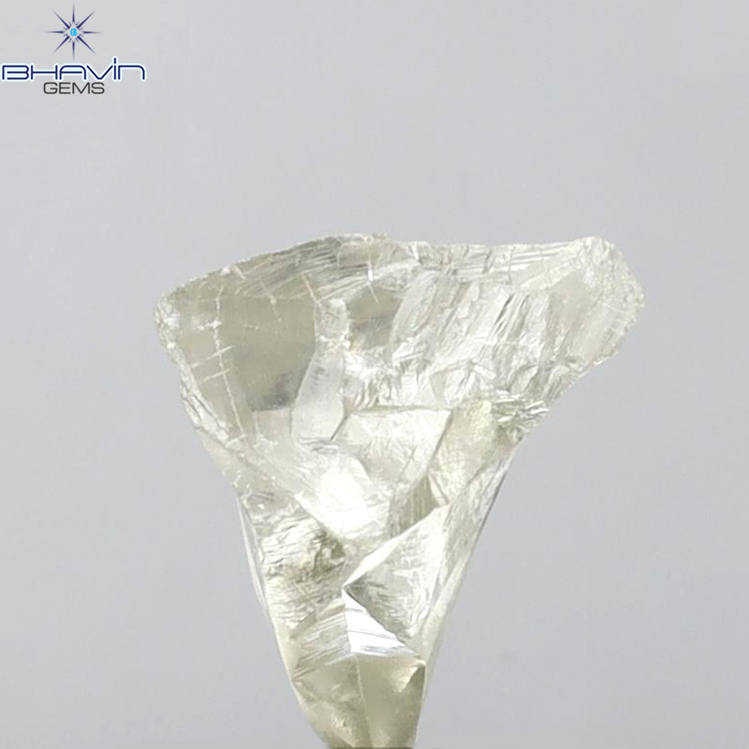 3.31 CT Rough Shape Natural Diamond White Color VS2 Clarity (10.93 MM)