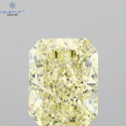 0.58 CT ラディアント シェイプ ナチュラル ダイヤモンド ホワイト カラー SI1 クラリティ (4.79 MM)